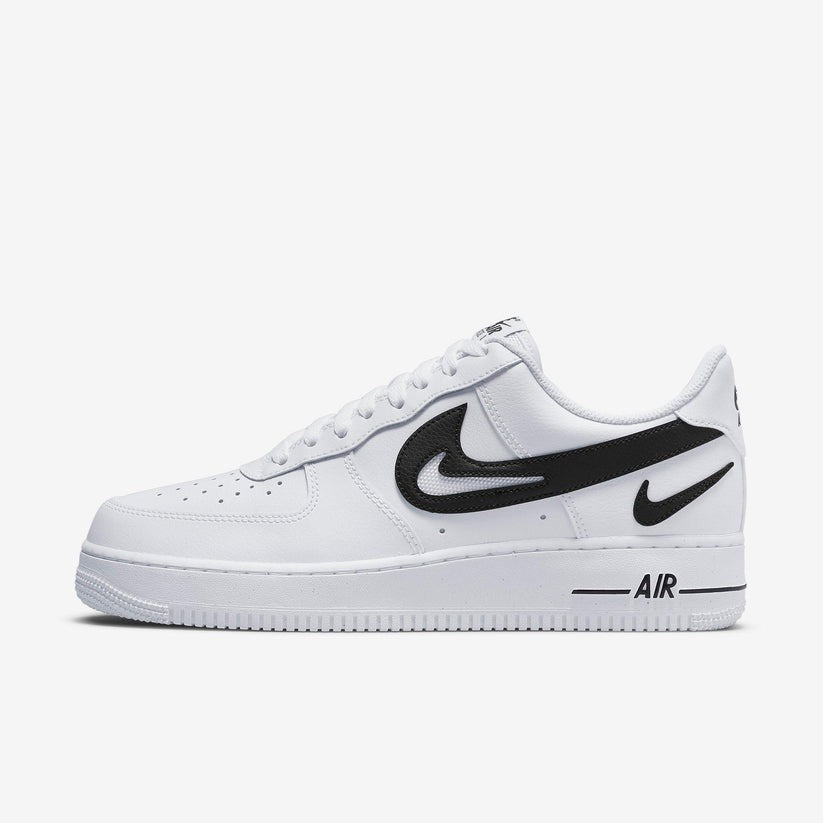 Nike Air Force 1 Low - 07 FM Cut Out Swoosh White Black